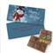 Christmas 3.8oz Dubai Chocolate Bar Party Favors For Gifting, Stocking Stuffers & More - Happy Holidays Jolly Snowman